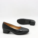 ESCARPINS MI-TALONS EN CUIR