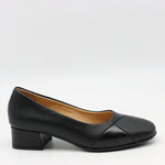 ESCARPINS MI-TALONS EN CUIR