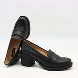 CHAUSSURES À TALONS EN CUIR