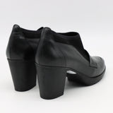 CHAUSSURES À TALONS EN CUIR ET STRETCH