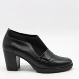 CHAUSSURES À TALONS EN CUIR ET STRETCH