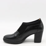 CHAUSSURES À TALONS EN CUIR ET STRETCH
