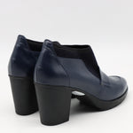 CHAUSSURES À TALONS EN CUIR ET STRETCH