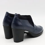 CHAUSSURES À TALONS EN CUIR ET STRETCH