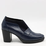 CHAUSSURES À TALONS EN CUIR ET STRETCH
