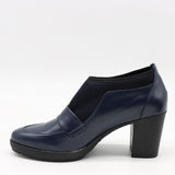 CHAUSSURES À TALONS EN CUIR ET STRETCH