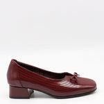 ESCARPINS MI-TALONS EN CUIR VERNIS