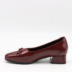 ESCARPINS MI-TALONS EN CUIR VERNIS