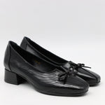 ESCARPINS MI-TALONS EN CUIR VERNIS