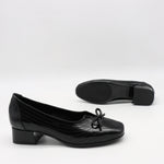 ESCARPINS MI-TALONS EN CUIR VERNIS