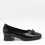 ESCARPINS MI-TALONS EN CUIR VERNIS