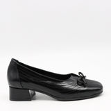 ESCARPINS MI-TALONS EN CUIR VERNIS