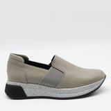BASKETS À ÉLASTIQUE EN CUIR