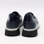 BASKETS STRETCH ET CUIR EFFET SERP
