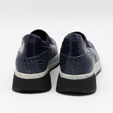 BASKETS STRETCH ET CUIR EFFET SERP