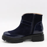 BOTTINES BI-MATIÈRE À SEMELLE CRANTÉE