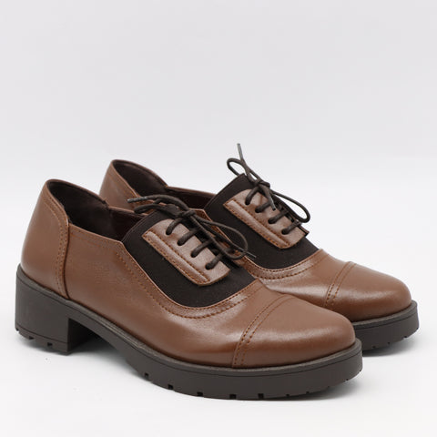 CHAUSSURES À LACETS EN CUIR