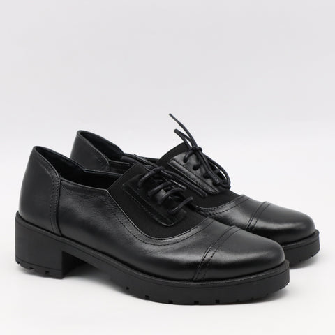 CHAUSSURES À LACETS EN CUIR