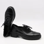 CHAUSSURES À LACETS EN CUIR