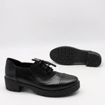 CHAUSSURES À LACETS EN CUIR
