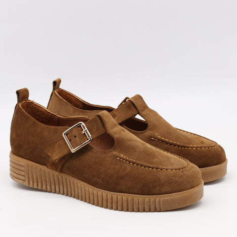 BABIES EN DAIM CUIR