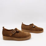 BABIES EN DAIM CUIR