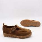 BABIES EN DAIM CUIR