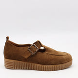 BABIES EN DAIM CUIR