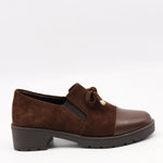 CHAUSSURES À TALONS EN DAIM CUIR
