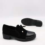 CHAUSSURES À TALONS EN DAIM CUIR