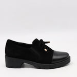 CHAUSSURES À TALONS EN DAIM CUIR