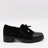 CHAUSSURES À TALONS EN DAIM CUIR