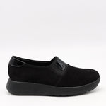 BASKETS EN DAIM CUIR