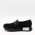 BASKETS EN DAIM CUIR
