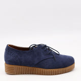 CHAUSSURES À LACETS EN DAIM CUIR