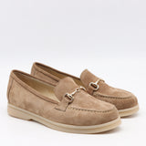 MOCASSINS EN DAIM CUIR