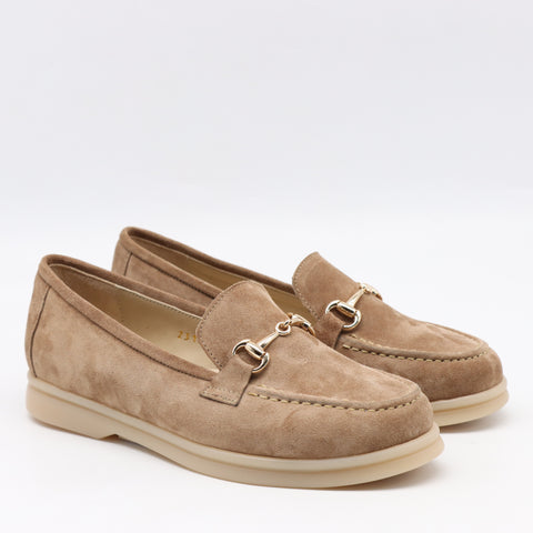 MOCASSINS EN DAIM CUIR