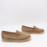MOCASSINS EN DAIM CUIR