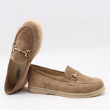 MOCASSINS EN DAIM CUIR