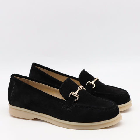 MOCASSINS EN DAIM CUIR