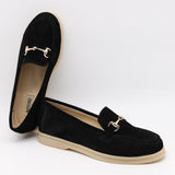 MOCASSINS EN DAIM CUIR