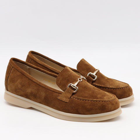 MOCASSINS EN DAIM CUIR