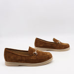 MOCASSINS EN DAIM CUIR