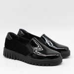 CHAUSSURES BI-MATIÈRE EN CUIR