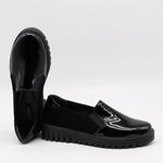 CHAUSSURES BI-MATIÈRE EN CUIR