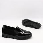 CHAUSSURES BI-MATIÈRE EN CUIR