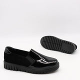 CHAUSSURES BI-MATIÈRE EN CUIR