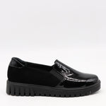 CHAUSSURES BI-MATIÈRE EN CUIR