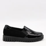 CHAUSSURES BI-MATIÈRE EN CUIR