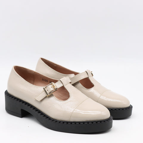 BABIES EN CUIR VERNIS FROISSÉE